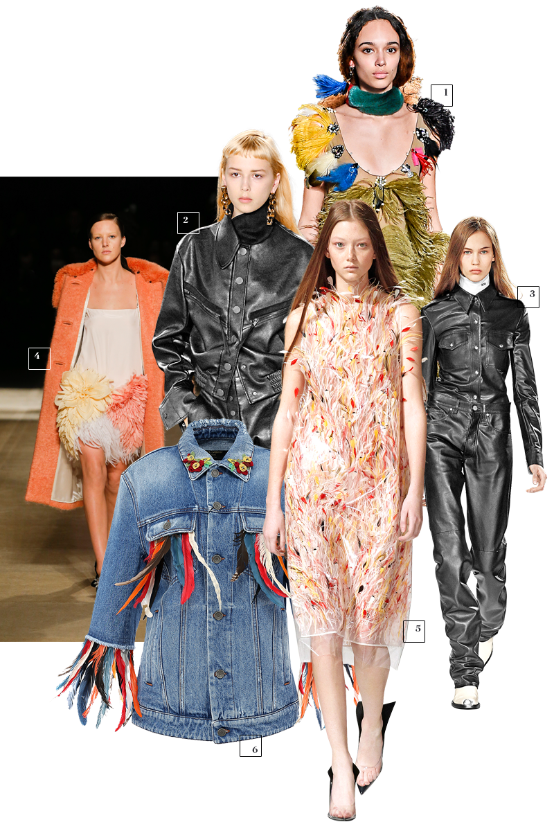 1 | Sonia Rykiel;&nbsp;2 | Stella McСartney; 3&nbsp;| Calvin Klein;&nbsp;4 | Miu Miu; &nbsp;5&nbsp;| Calvin Klein; 6&nbsp;|&nbsp;Dolce &amp; Gabbana