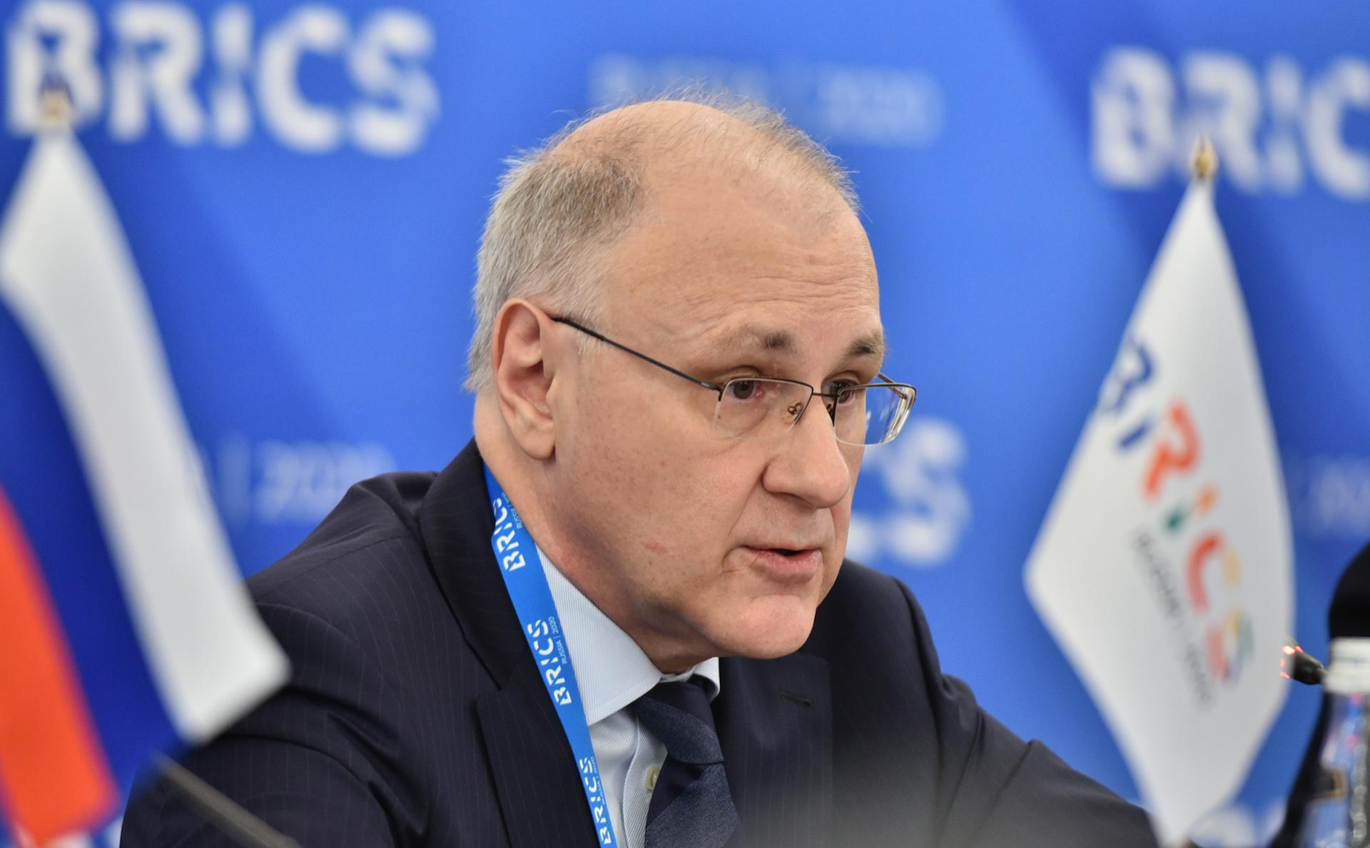 Директор департамента по вопросам новых вызовов и угроз МИД России Владимир Тарабрин