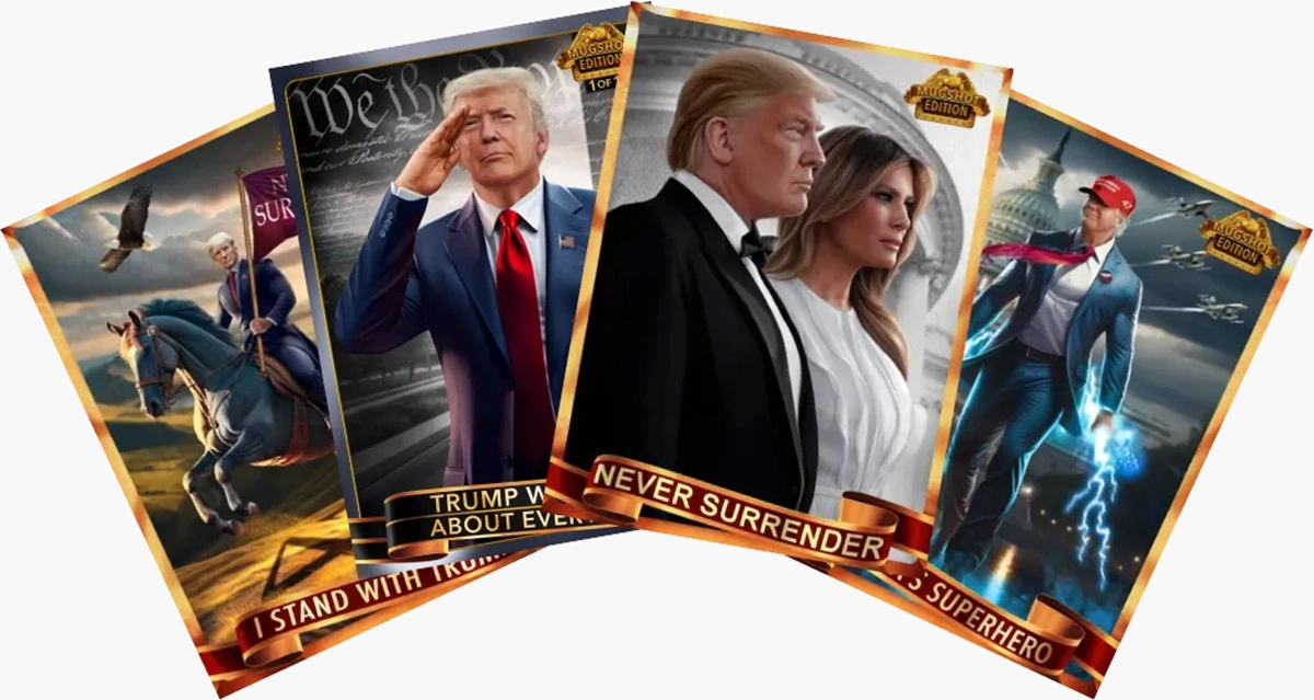 <p>В 2022 году Дональд Трамп выпустил коллекцию карточек в формате NFT&nbsp;со своим изображением</p>