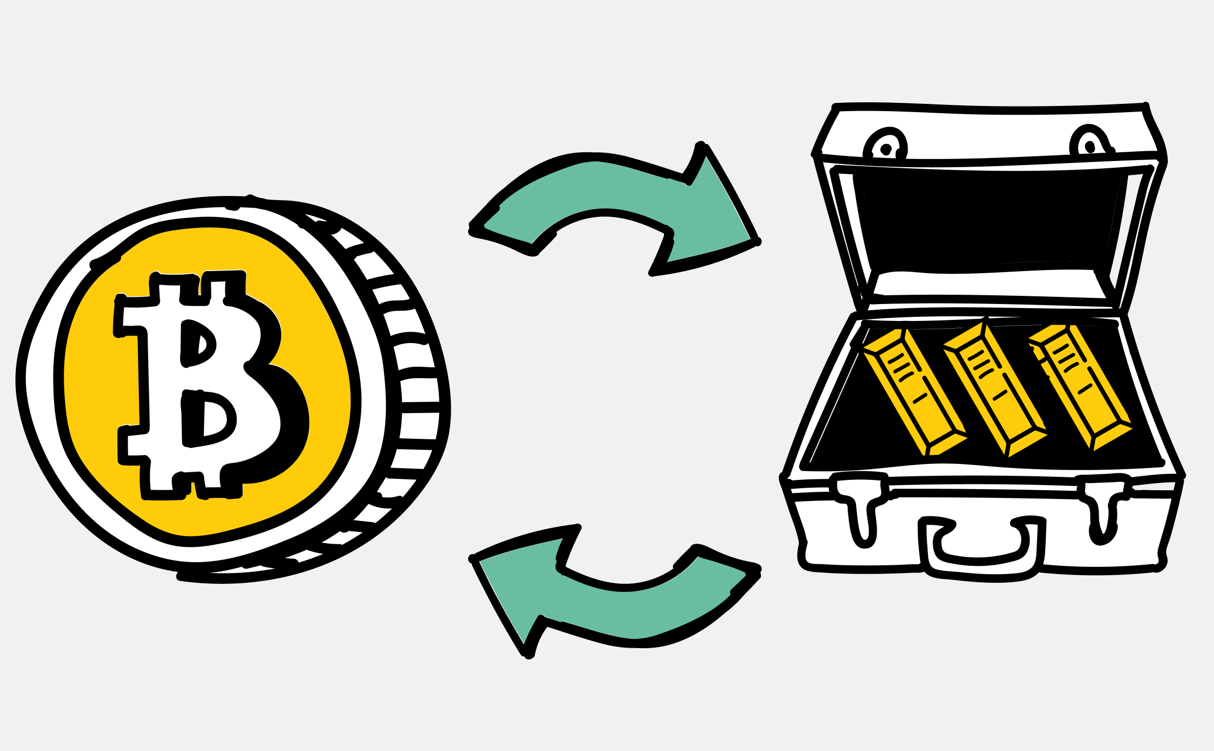 Почему биткоин не растет, как золото. В чем разница