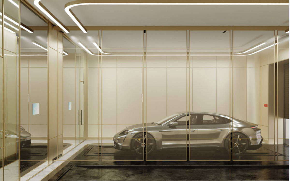 В историческом доме &laquo;Чистые Пруды&raquo; создан механизированный паркинг: одна из платформ работает на въезд, другая &mdash; на выезд. При этом приемный бокс оборудован считывателем автомобильных меток