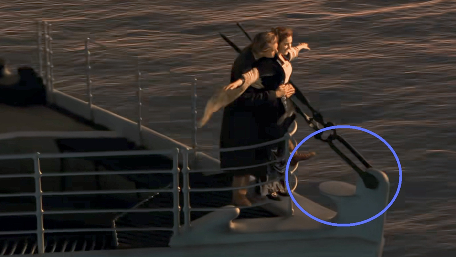 Кадр из фильма «Титаник», режиссер Джеймс Кэмерон, 1997 год