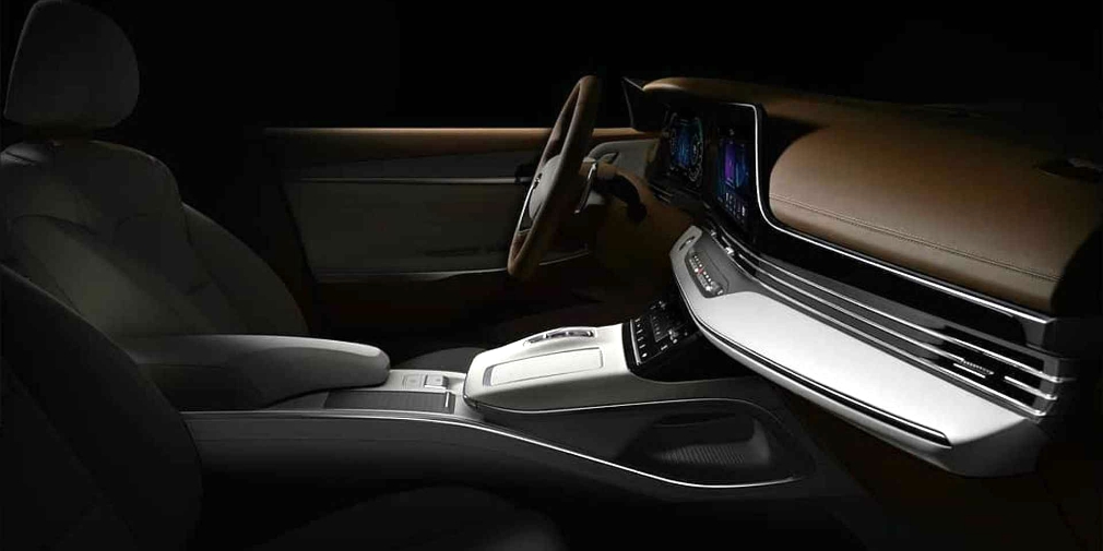 Hyundai анонсировала большой седан с оптикой в радиаторной решетке