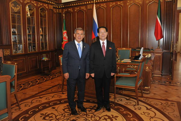 Рустам Минниханов встретился с послом КНДР в России