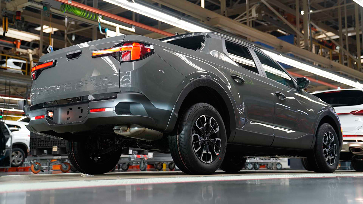 Hyundai запустил в производство пикап Santa Cruz на базе Tucson