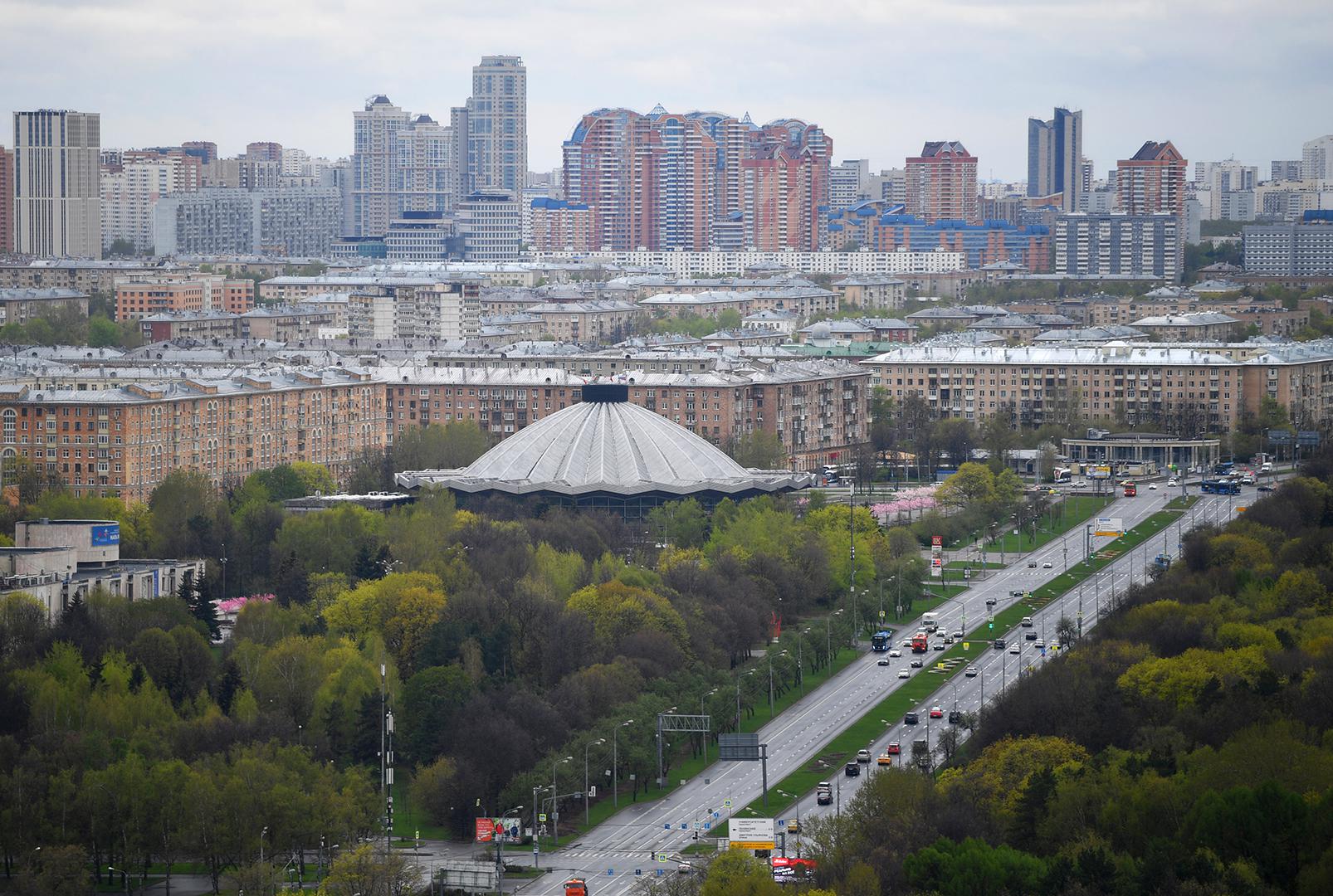 Здание Большого Московского цирка на проспекте Вернадского. 2021 год