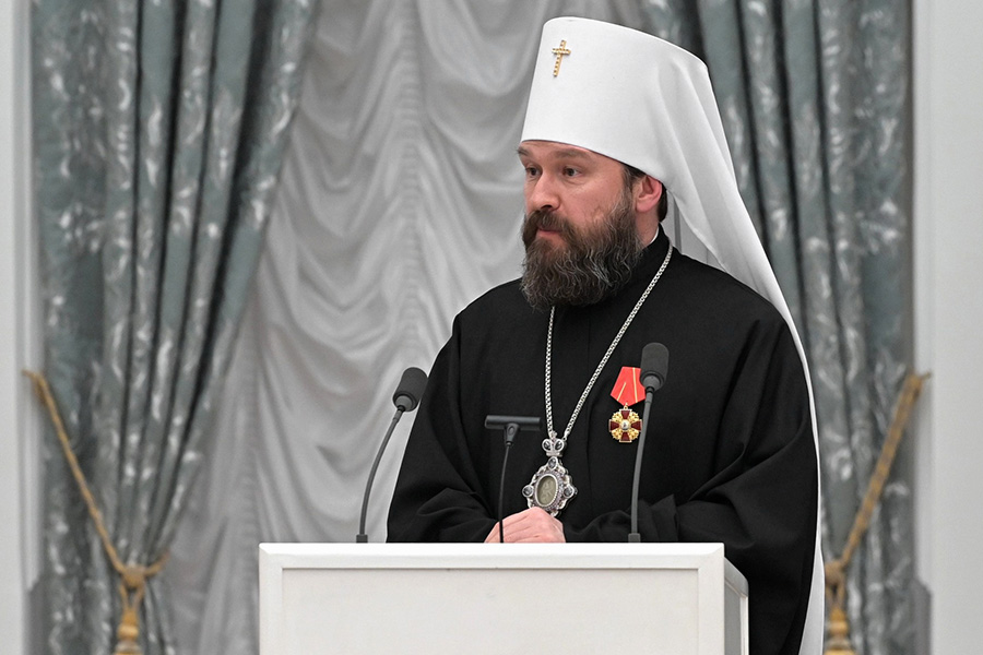 Глава отдела внешних церковных связей Московского Патриархата митрополит Волоколамский Иларион