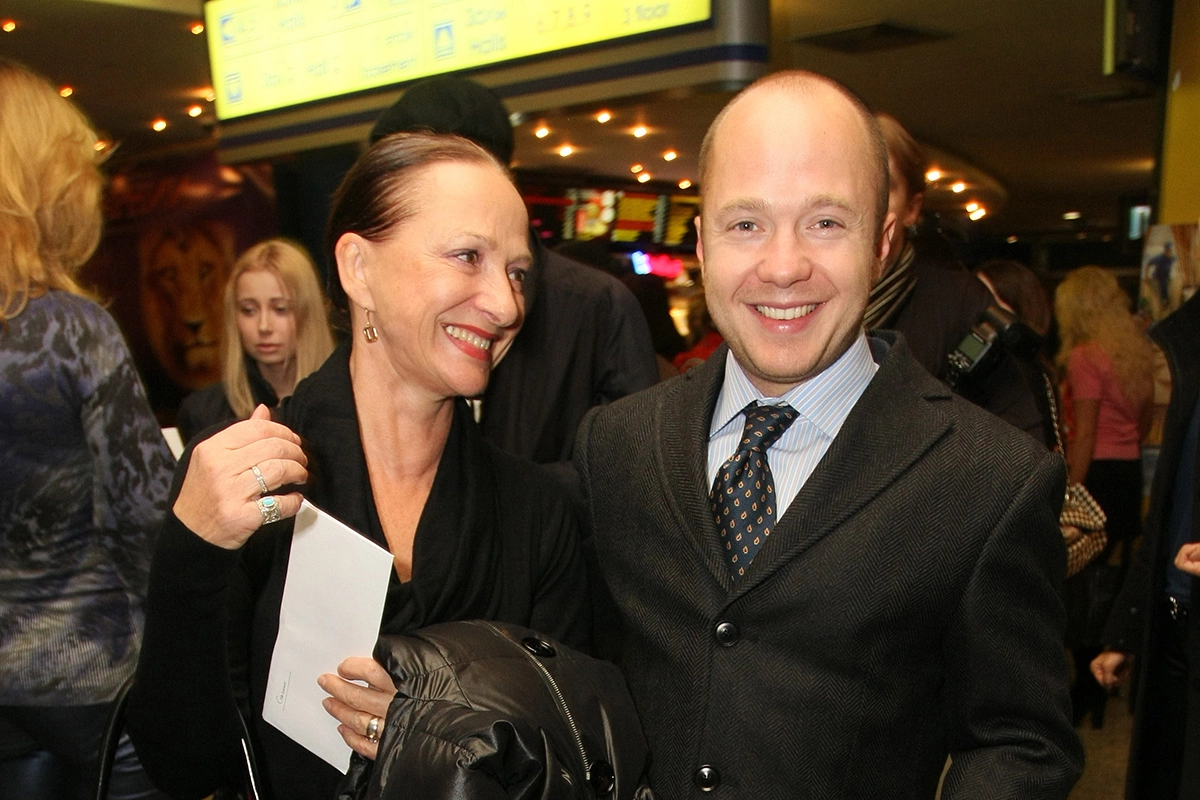 Ксения Рябинкина c сыном Евгением Стычкиным. 2010 год