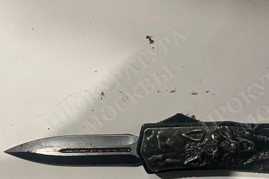 Нож, найденный в автомобиле подозреваемого