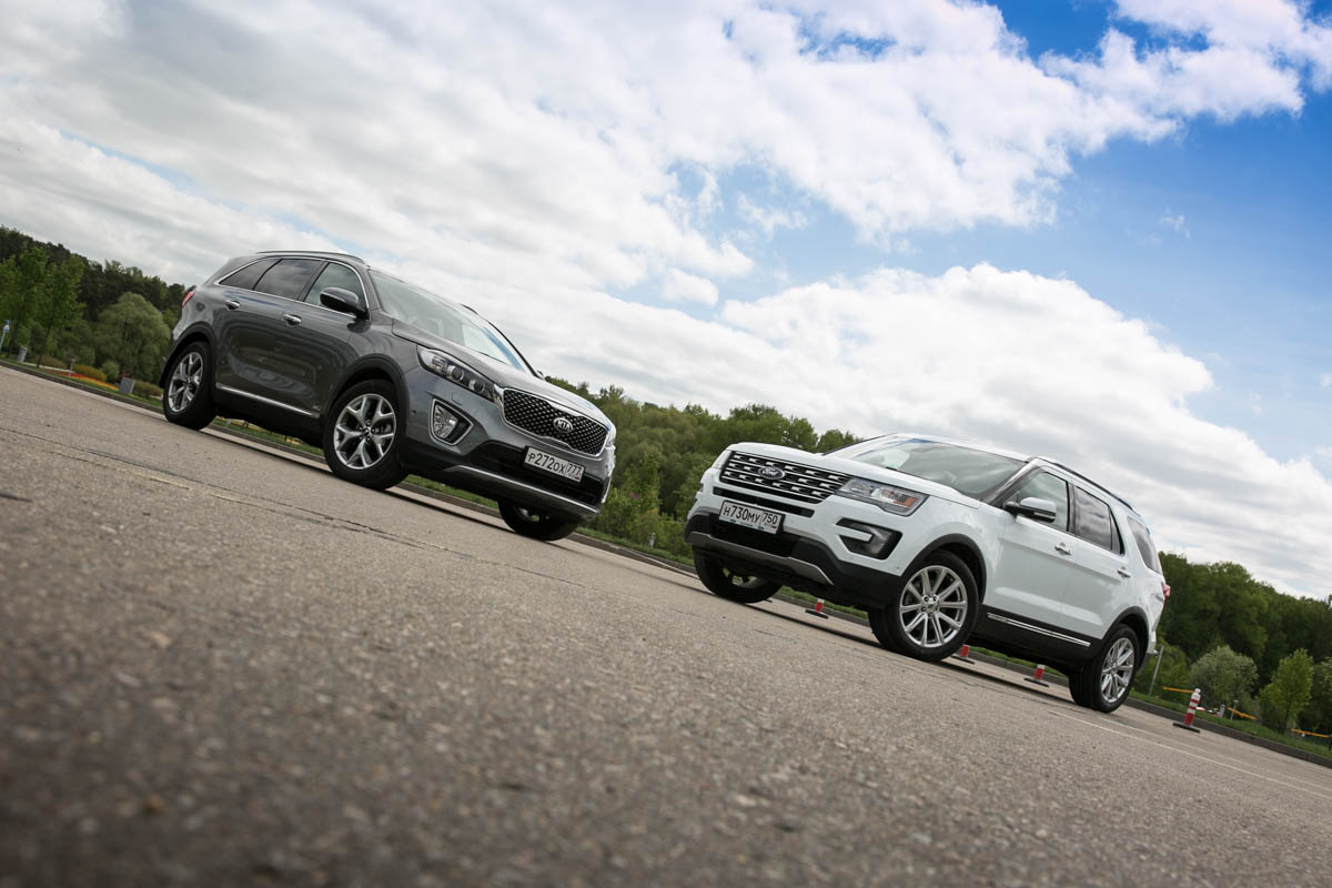 Вид сверху. Ford Explorer против Kia Sorento Prime :: Autonews