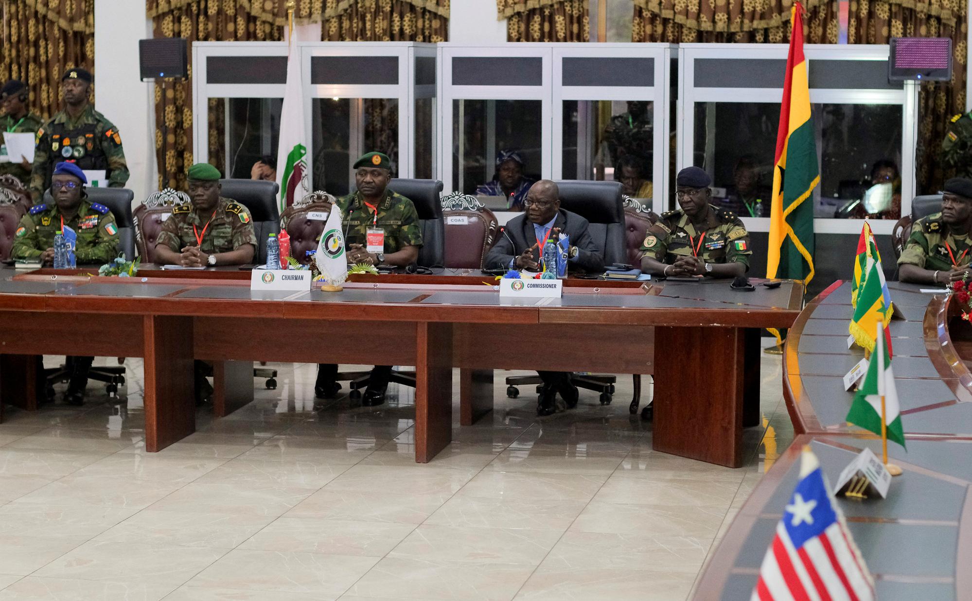 Пресс-конферецния комитета начальников штабов обороны ЭКОВАС&nbsp;о планах развертывания своих резервных сил в Нигере