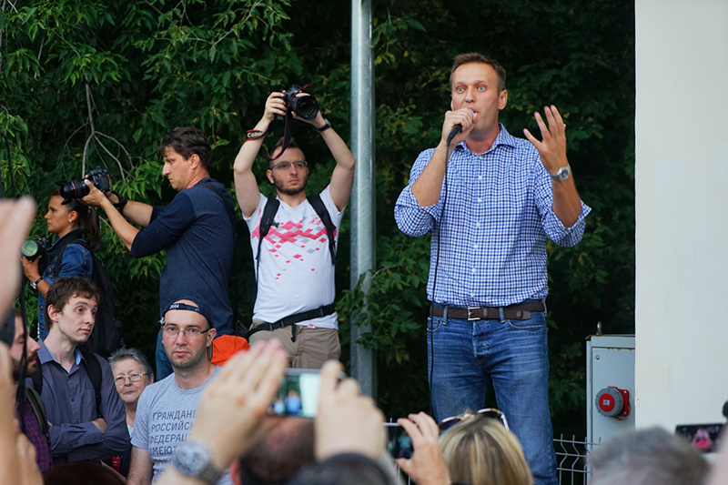 Выступление Алексея Навального