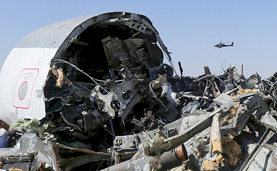 Обломки самолета A321 авиакомпании &laquo;Когалымавиа&raquo;. Ноябрь 2015 года


