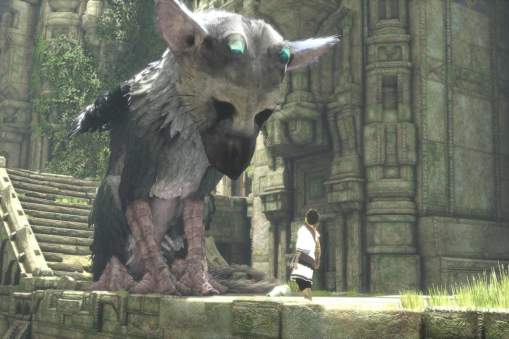 Скриншот из игры The Last Guardian