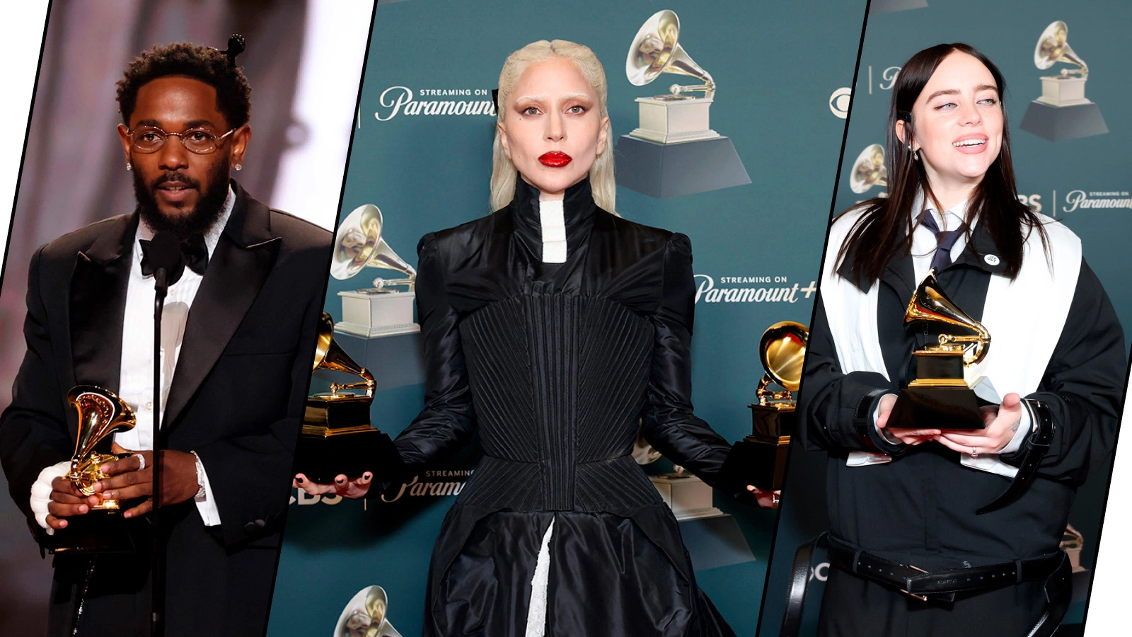 Кендрик Ламар, Леди Гага и Билли Айлиш