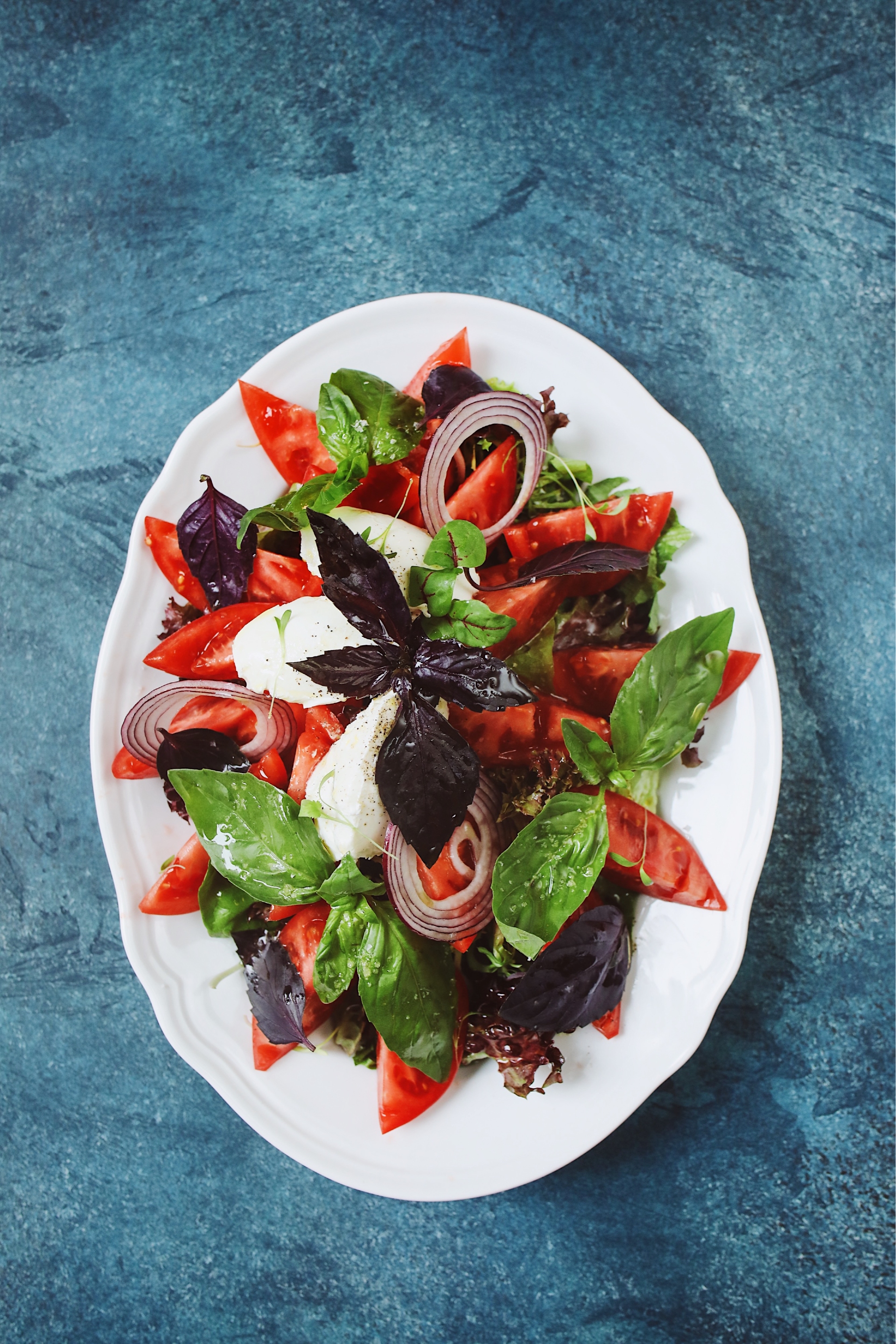 Салат из овощей в греческом стиле