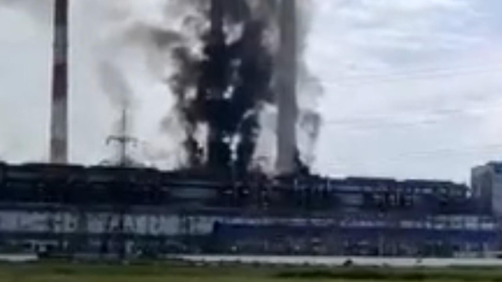 На Новочеркасской ГРЭС произошел пожар