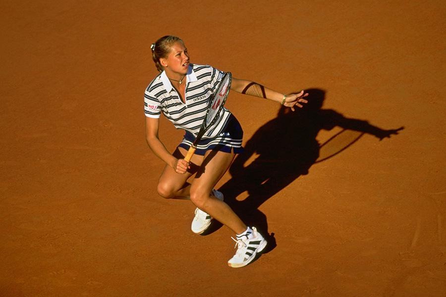 Анна Курникова&nbsp;во время Открытого чемпионата Франции по теннису в Париже,&nbsp;24 мая 1998 года