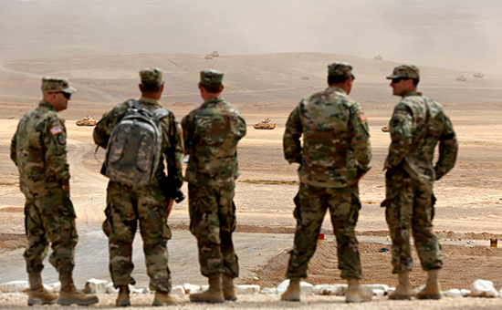 Американские солдаты в Иордании


