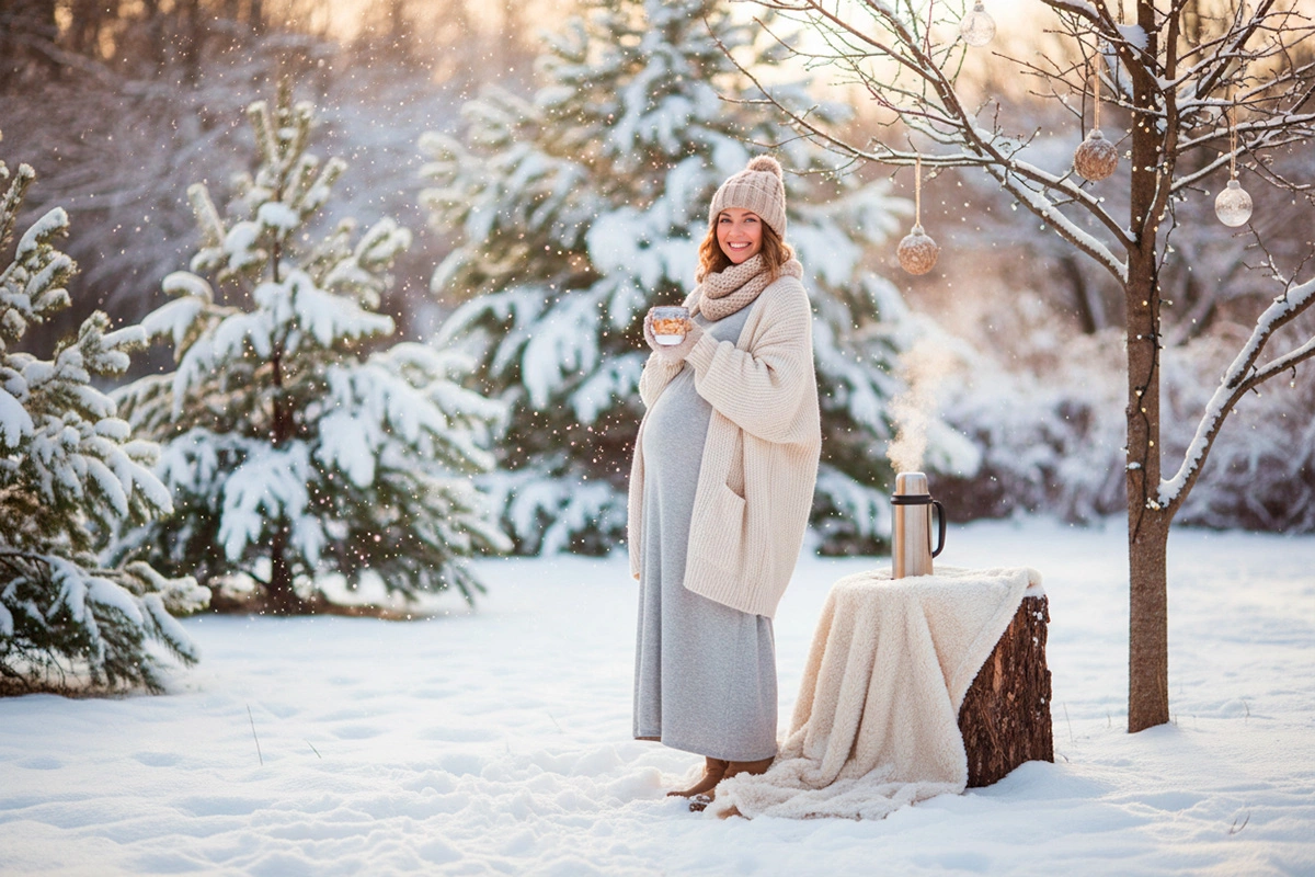 Уличная фотосессия, особенно на поздних сроках, может быть утомительной. Поэтому выбирайте для нее время, когда хорошее самочувствие