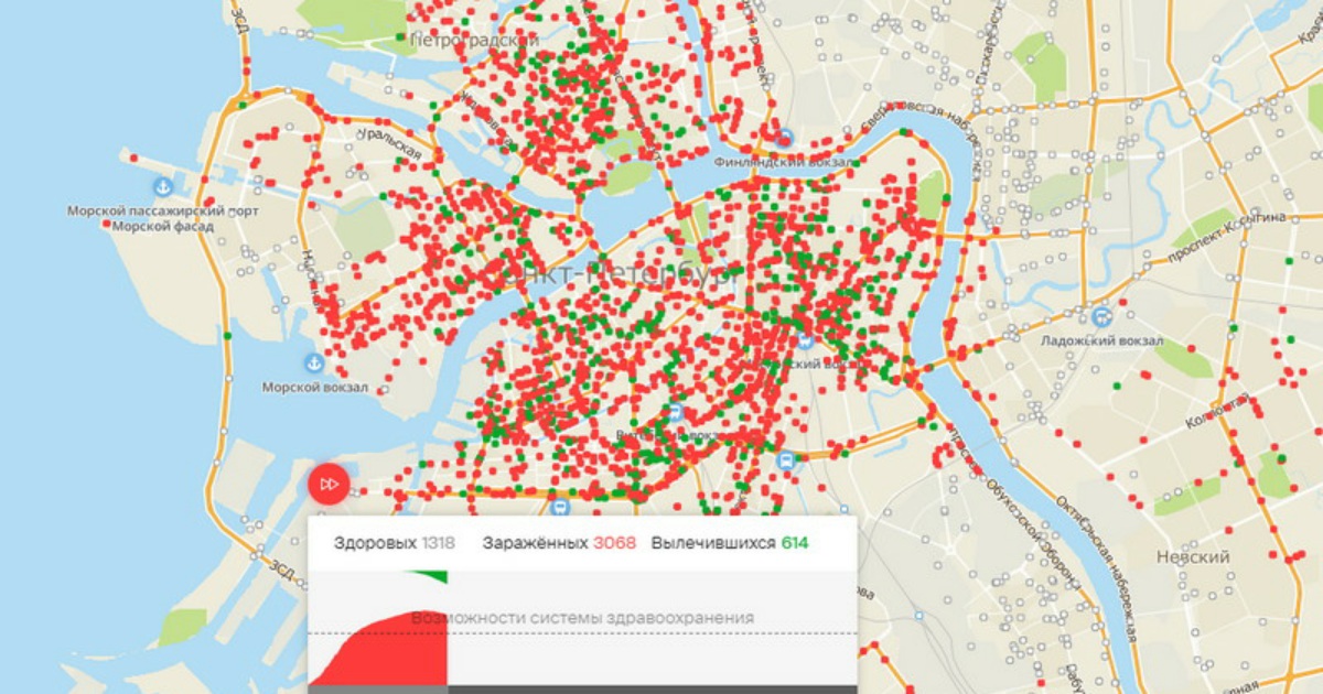 Карта спб онлайн 2гис