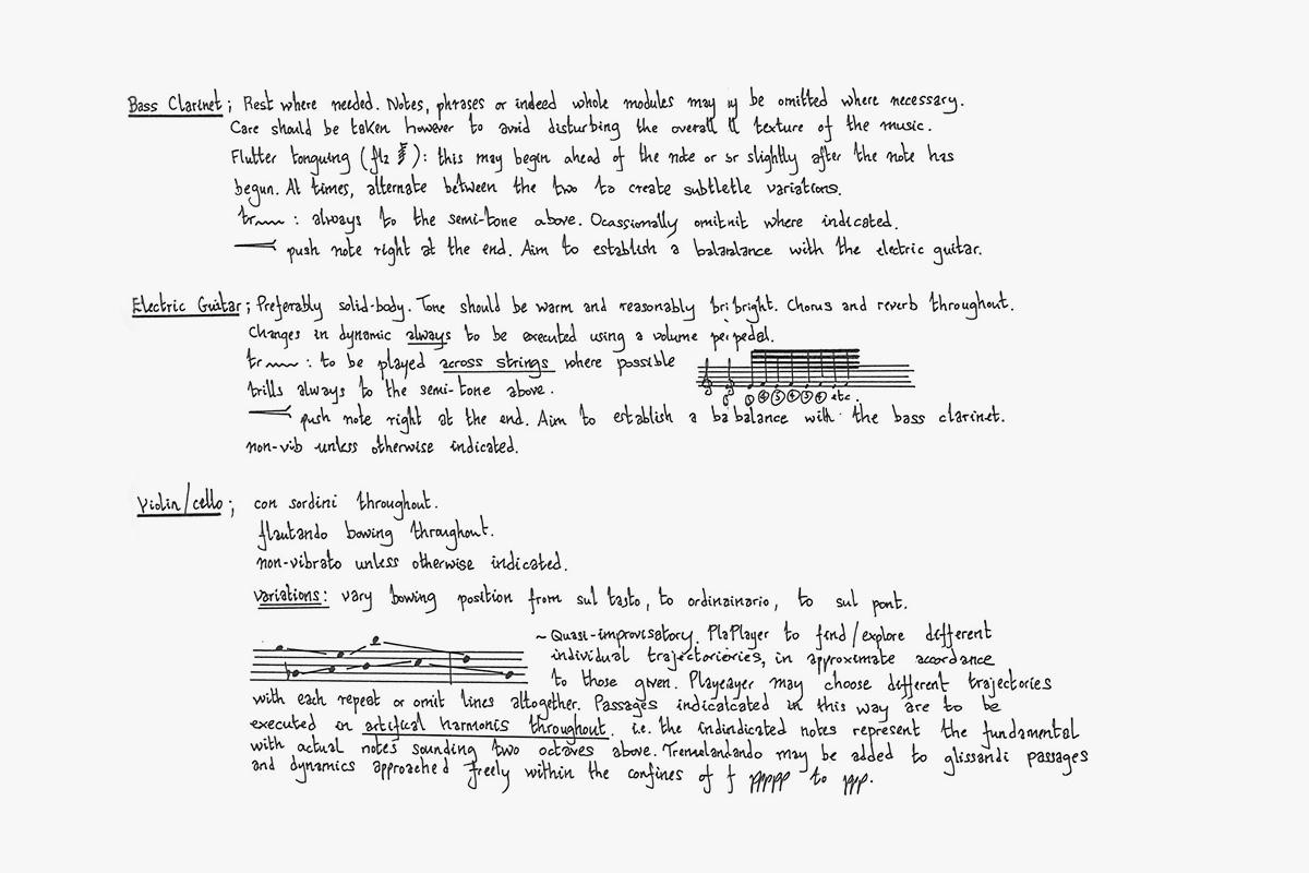 Заметки к пьесе &laquo;Repetitions in Extended Time&raquo;