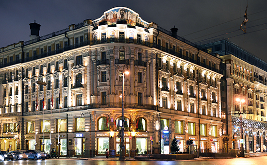 Здание гостиницы «Националь» на Моховой улице