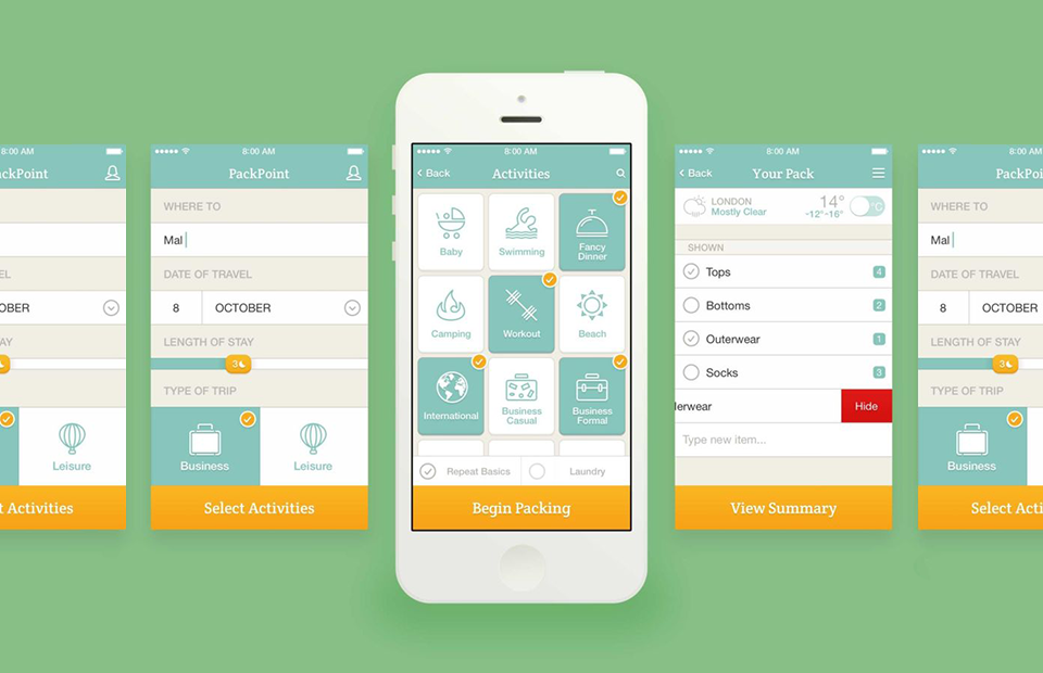 Приложение недели: PackPoint, органайзер для путешественников