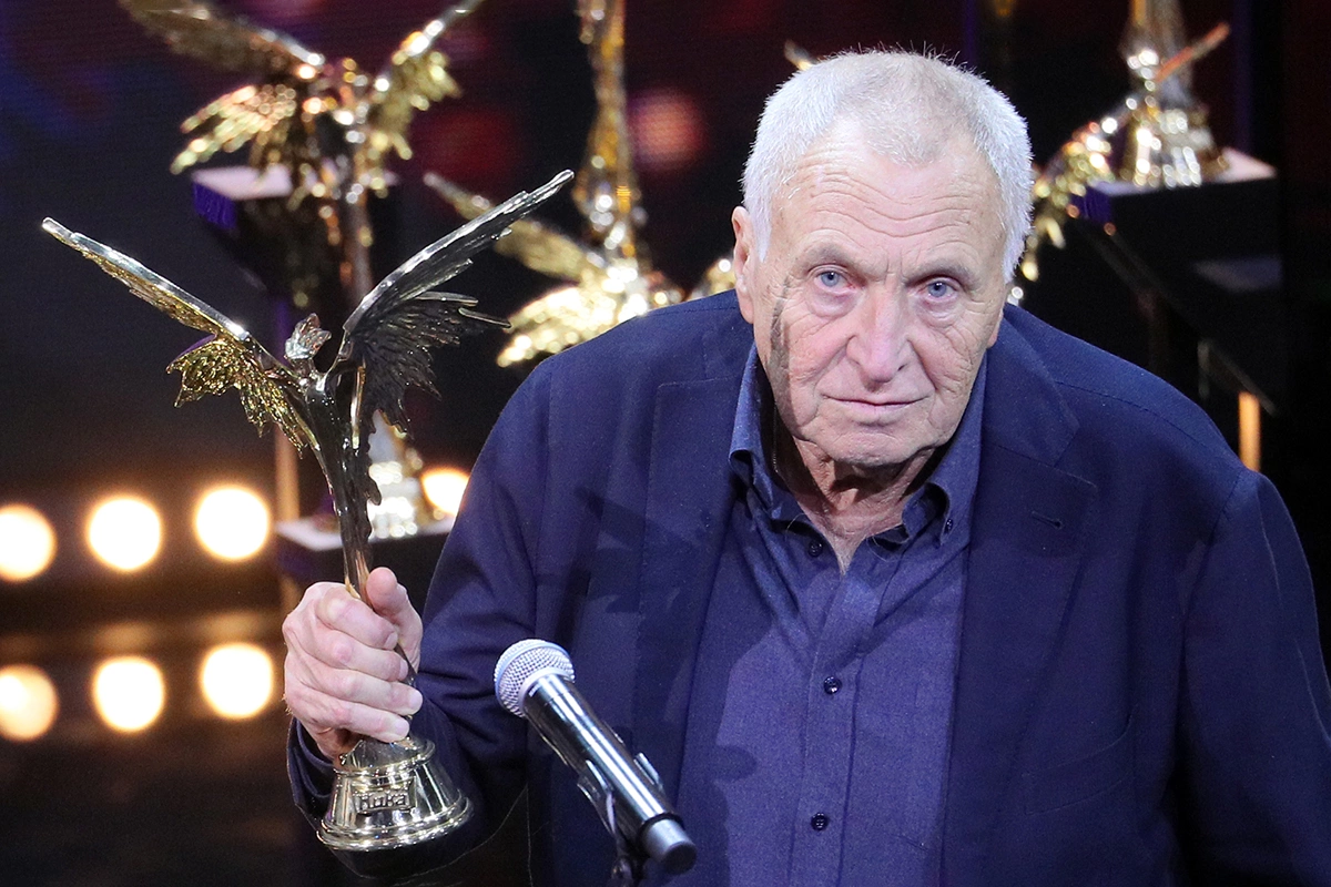 Режиссер Андрей Смирнов на церемонии вручения национальной кинематографической премии «Ника»в Vegas City Hall. 2021 год