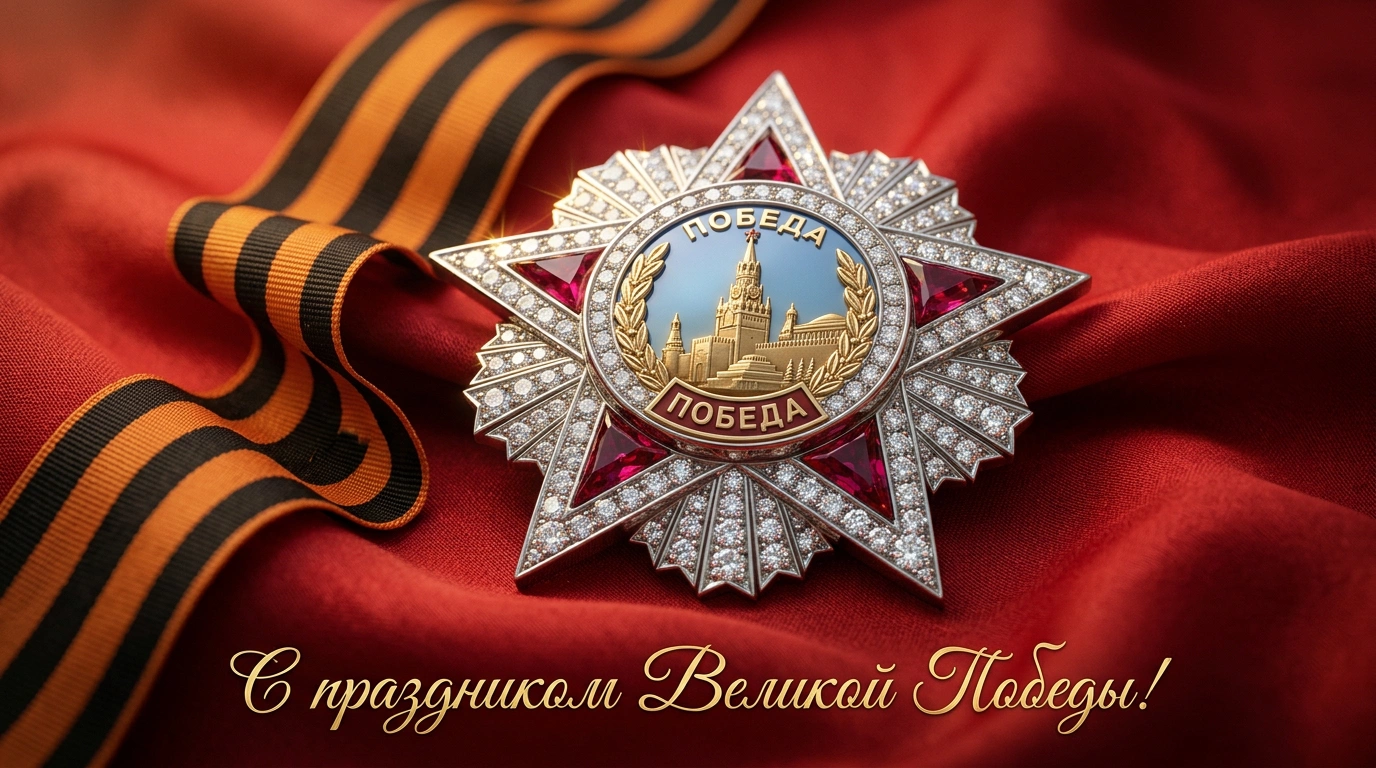 40 праздничных открыток к 9 Мая. Скачайте и отправьте