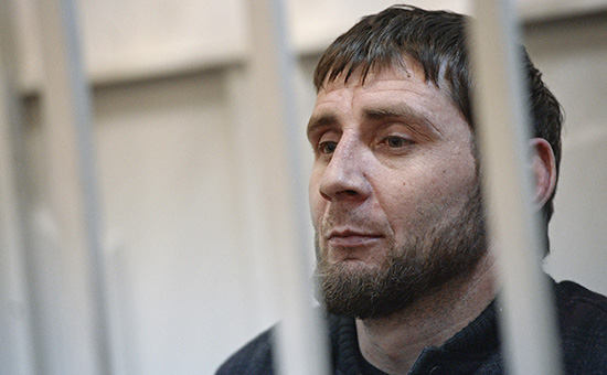 Заур Дадаев, обвиняемый в убийстве политика Бориса Немцова