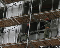 В Казани рухнули строительные леса объекта Универсиады-2013