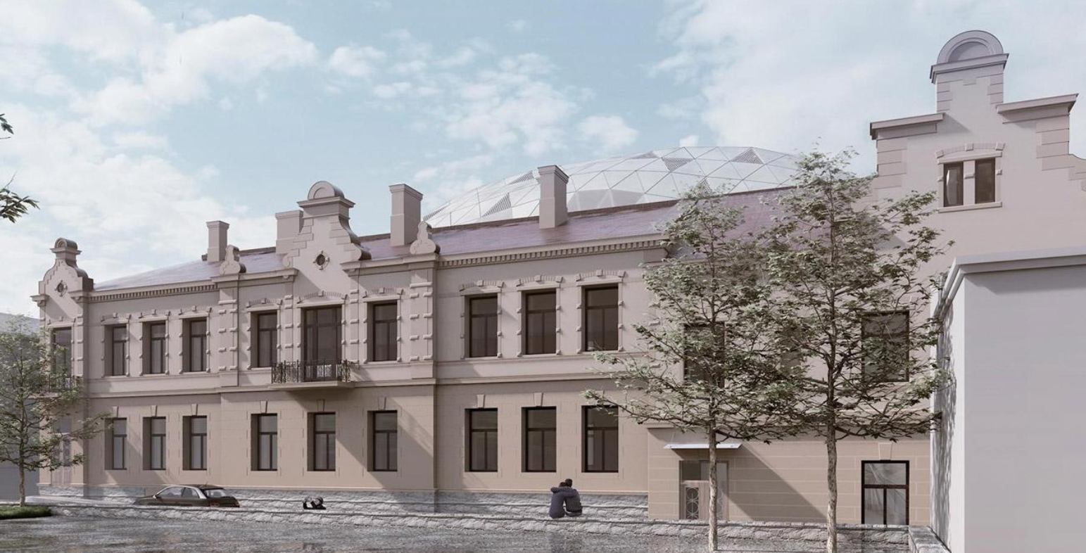 Проект реконструкции квартала Сета Солберга в Выборге.