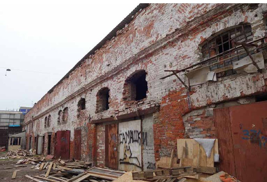 Фасад 37-го корпуса Апраксина двора