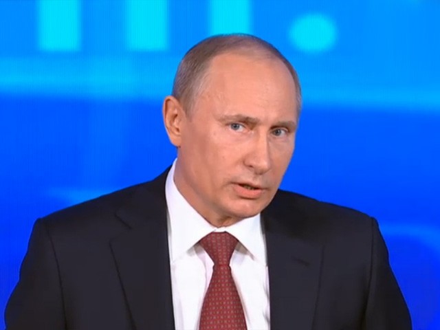 В.Путин начал предновогоднюю пресс-конференцию