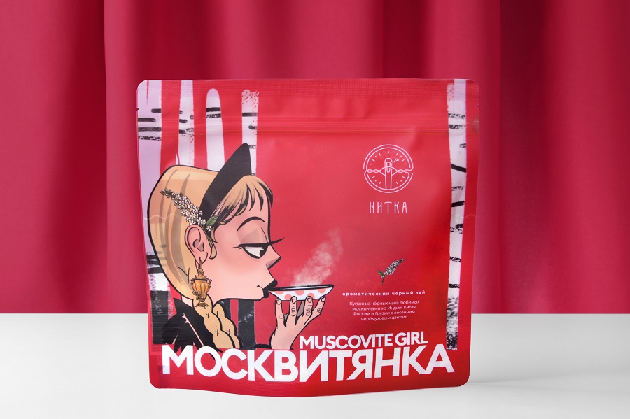 Продукция российского чайного бренда &laquo;Нитка&raquo;