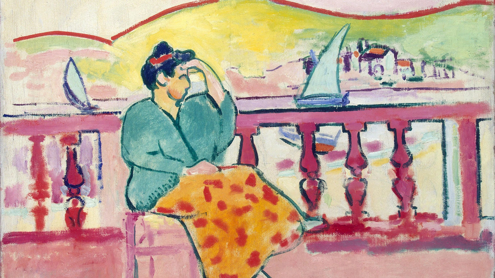 Картина «Дама на террасе» (Odalisque on the Terrace), Анри Матисс