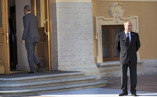 Президент США Барак Обама и президент России Владимир Путин. Архивное фото
