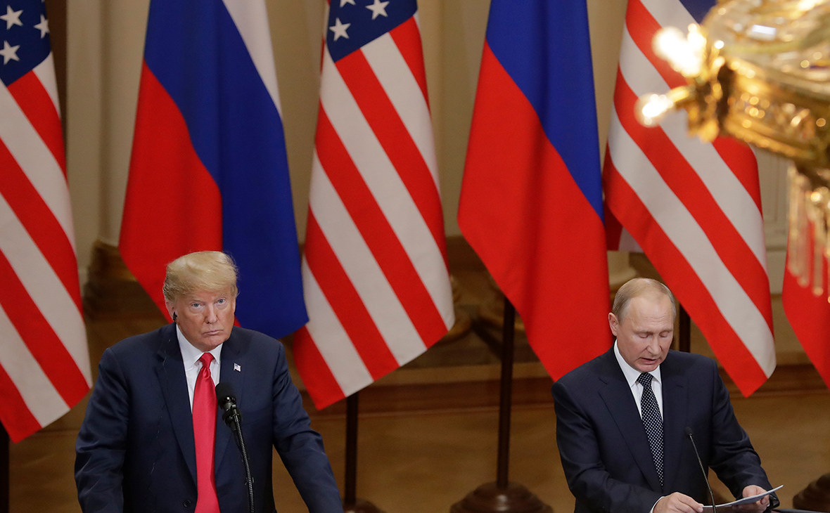 <p>Дональд Трамп и Владимир Путин</p>