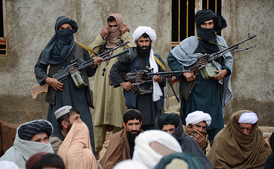 Афганистан, боевики движения &laquo;Талибан&raquo;. Фото 2015 года