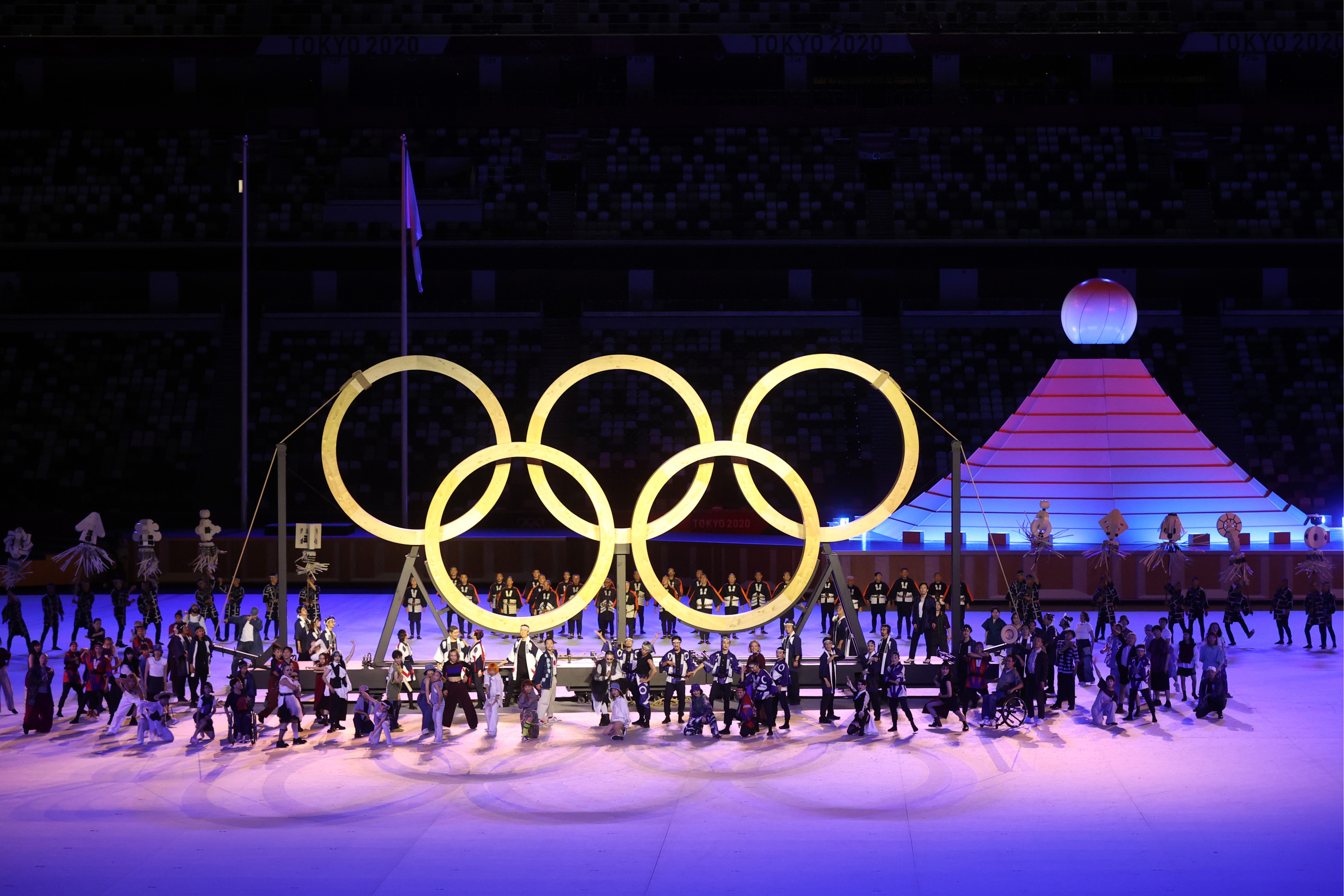 Фото: Олимпийкие кольца (Photo by Clive Rose/Getty Images)