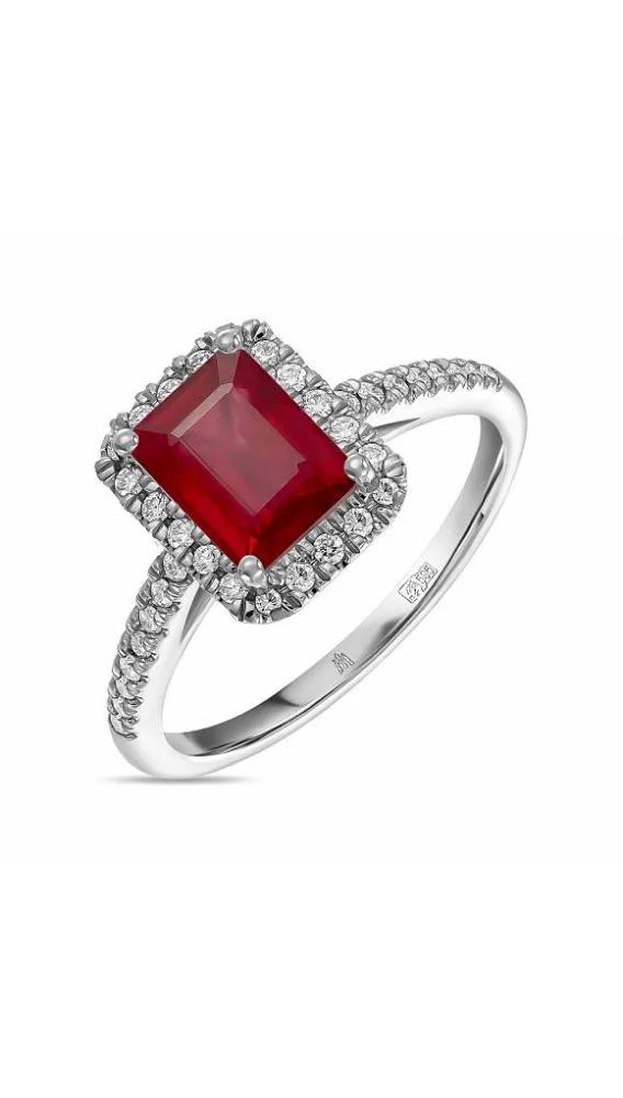 Кольцо с бриллиантом и рубином, Miuz Diamonds,&nbsp;от 103 933 руб. (Miuz Diamonds)