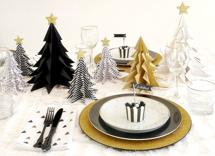 Елочки-оригами