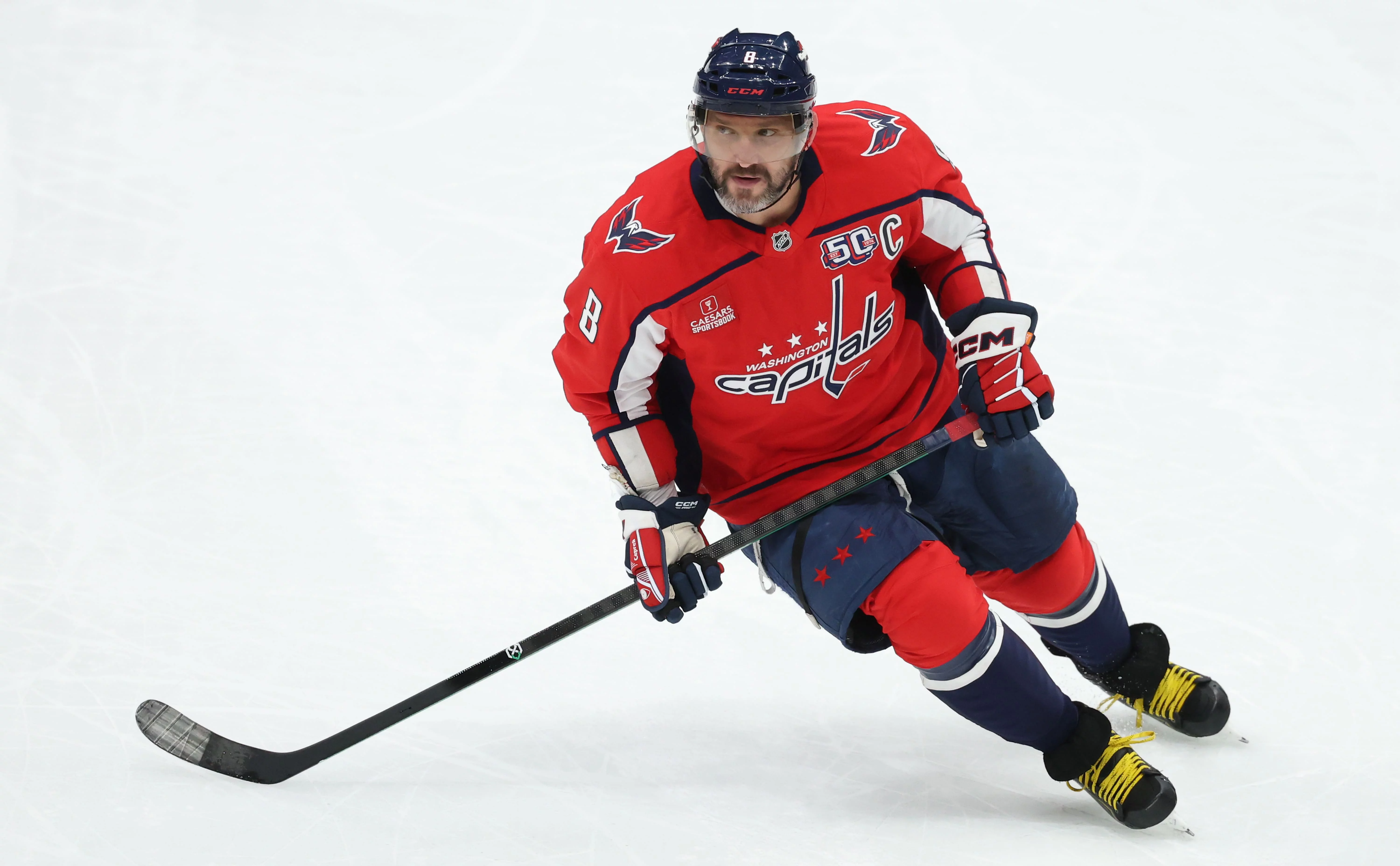 Российский нападающий «Вашингтон Кэпиталз» Александр Овечкин (Patrick Smith/Getty Images)