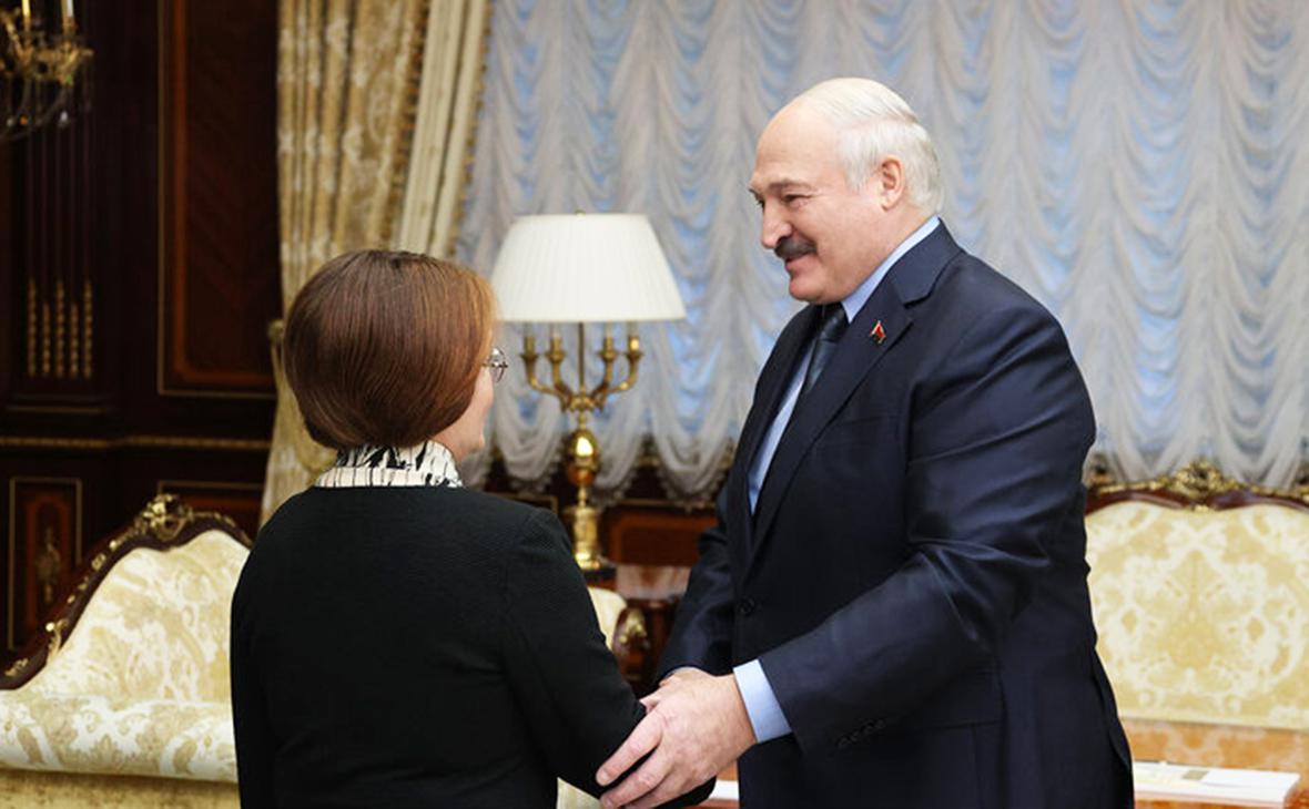Эльвира Набиуллина и Александр Лукашенко