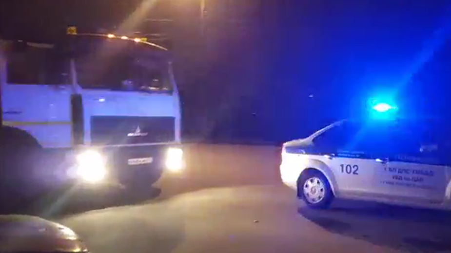 МВД назвало причину наезда грузовика на людей в центре Москвы
