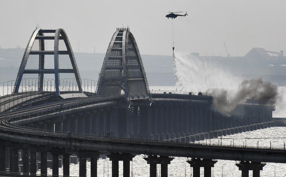 Крымский мост,&nbsp;8 октября 2022 г.