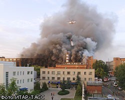 В пожаре на меховой фабрике в Москве погибли три человека