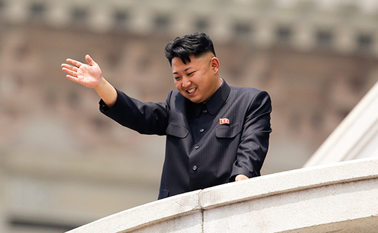 Глава КНДР Ким Чен Ын в Пхеньяне 27 июля 2013
