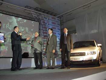 Audi A4 на "Конкурсе русских инноваций" получила компания "иоаналитические технологии"